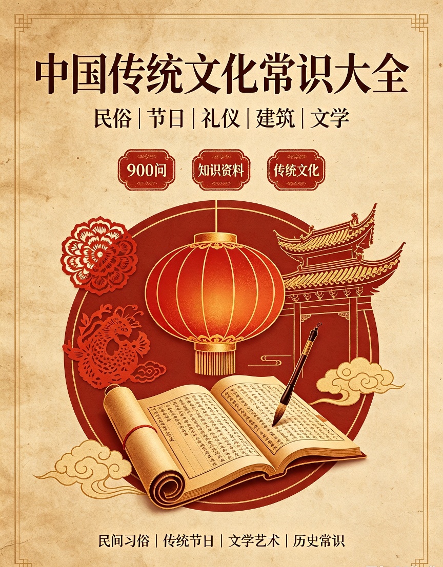 【自学课程】中国传统文化常识大全|民俗、节日、礼仪、建筑、文学等资料 【自学课程】中国传统文化常识大全|民俗、节日、礼仪、建筑、文学等资料