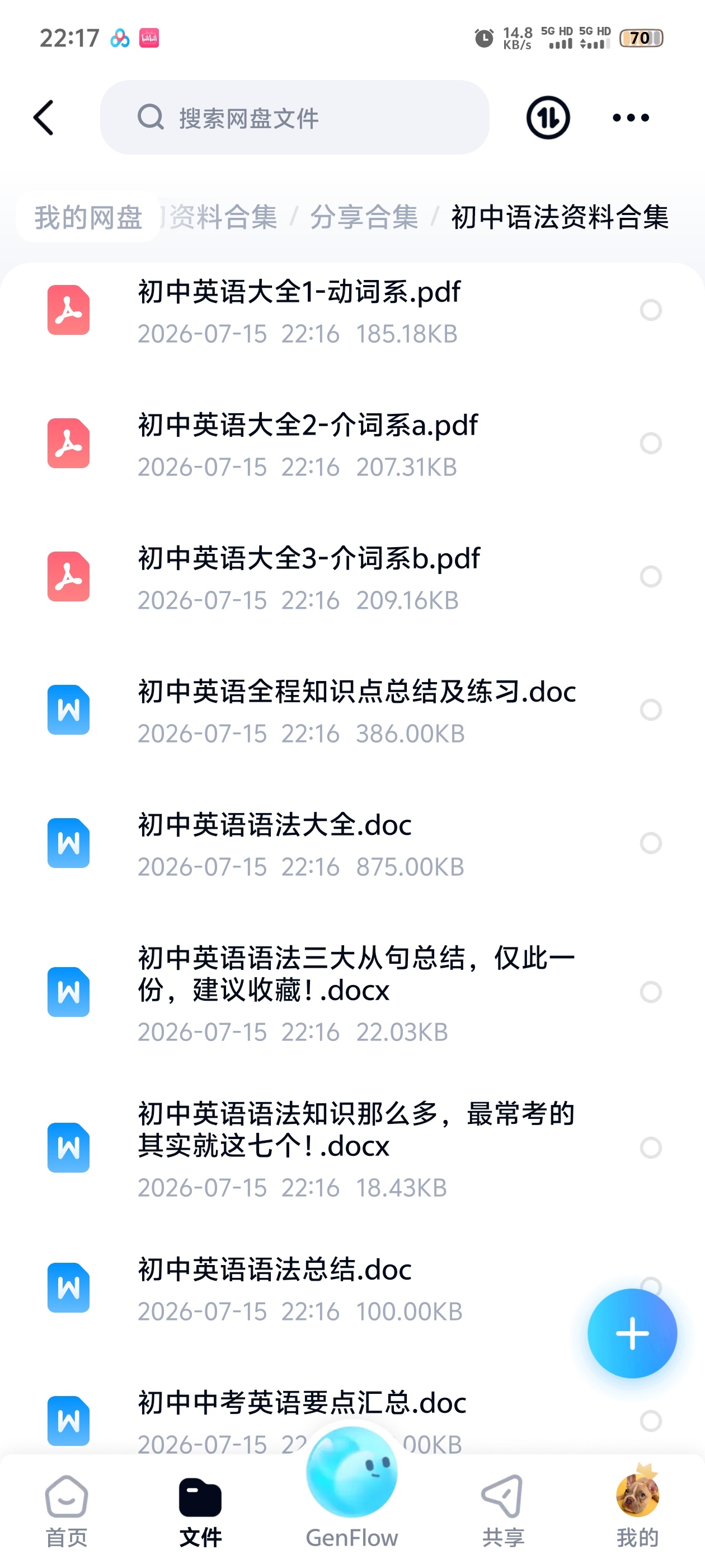 【自学课程】初中语法资料合集 【自学课程】初中语法资料合集