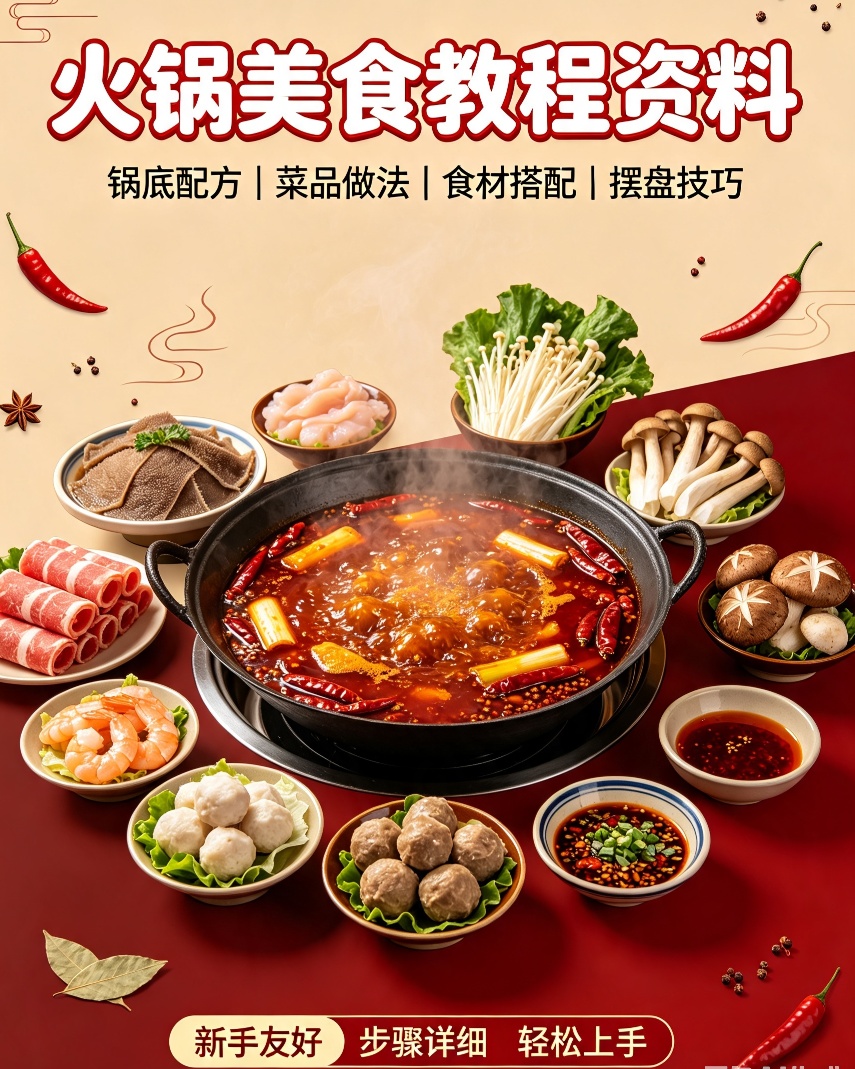 【自学课程】各种火锅类24种美食技术教程 【自学课程】各种火锅类24种美食技术教程