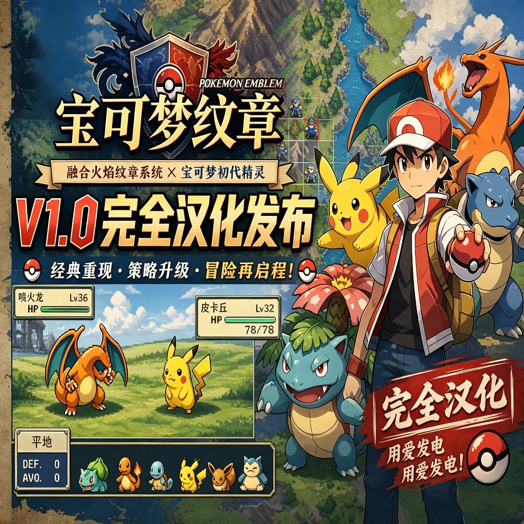 【端游推荐】宝可梦:纹章 【端游推荐】宝可梦:纹章